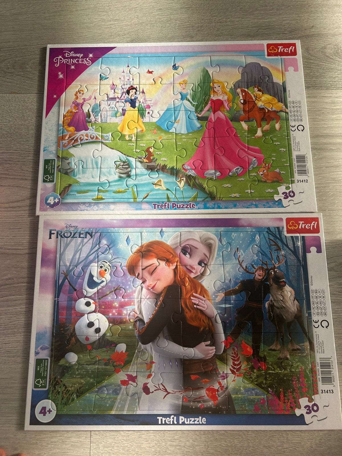 Disney puzzels, Ophalen, Meer dan 50 stukjes, Zo goed als nieuw