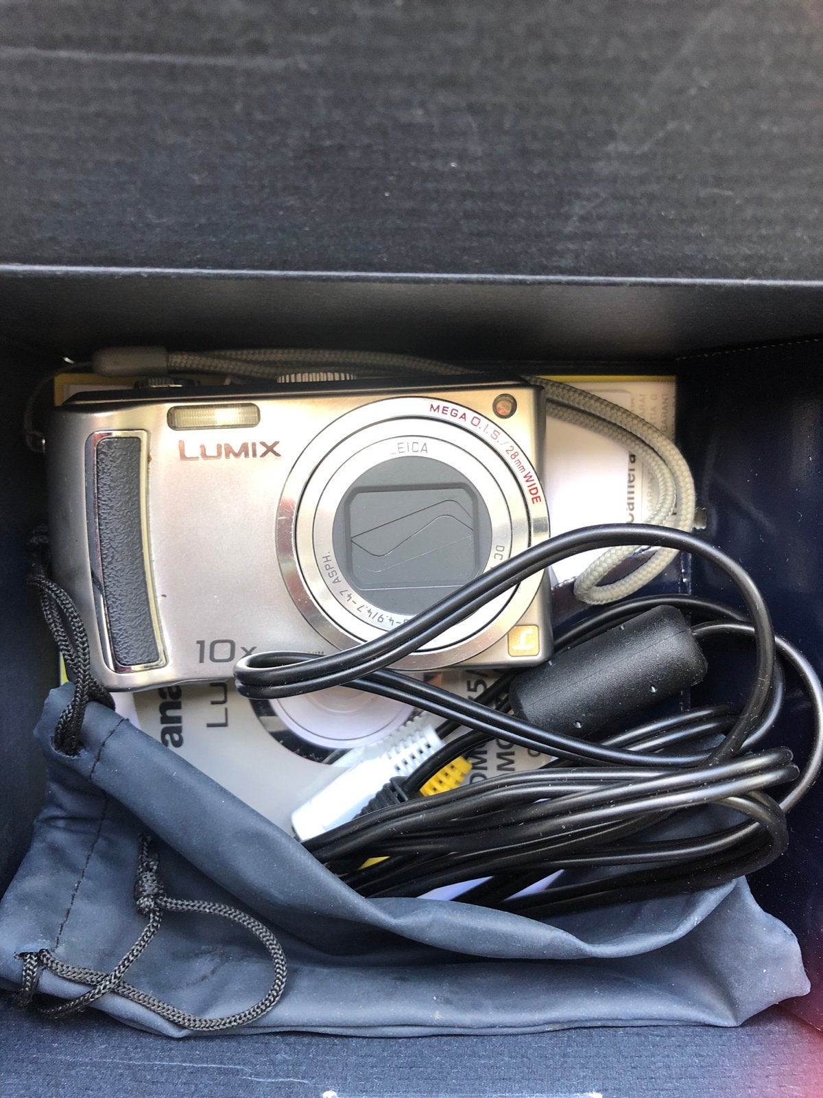 Panasonic Lumix TZ4 Compactcamera - Zilver, Ingebouwde flitser, Handleiding, Panasonic, Ophalen of Verzenden