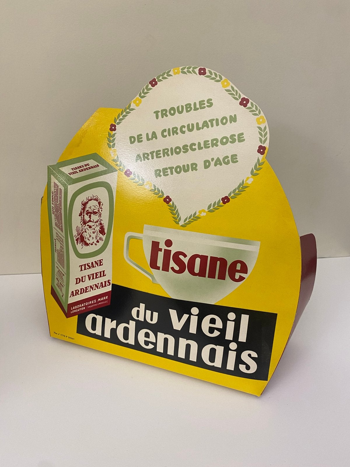 Twee Vintage Kartonnen Winkel Displays Jaren '60, Ophalen of Verzenden, Gebruikt, Reclamebord