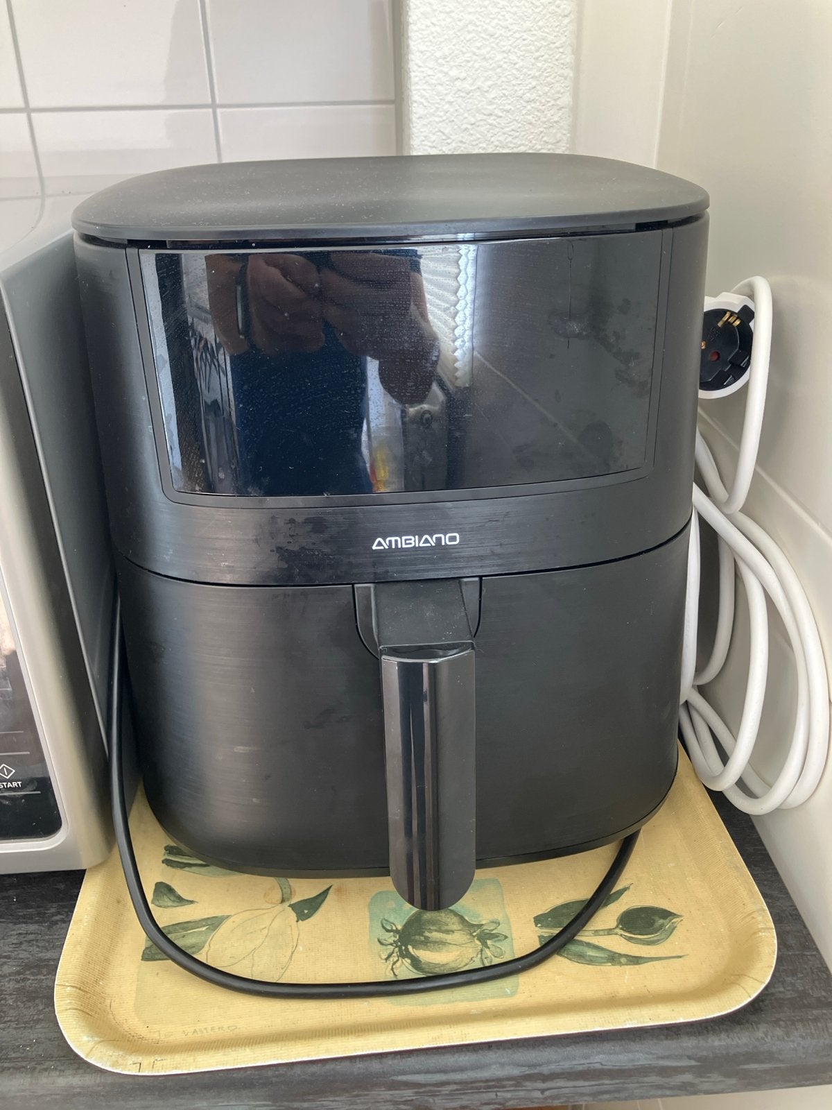Ambiano Airfryer - Zo goed als nieuw, Witgoed en Apparatuur, Ophalen, Zo goed als nieuw, Airfryer, 1500 gram of meer
