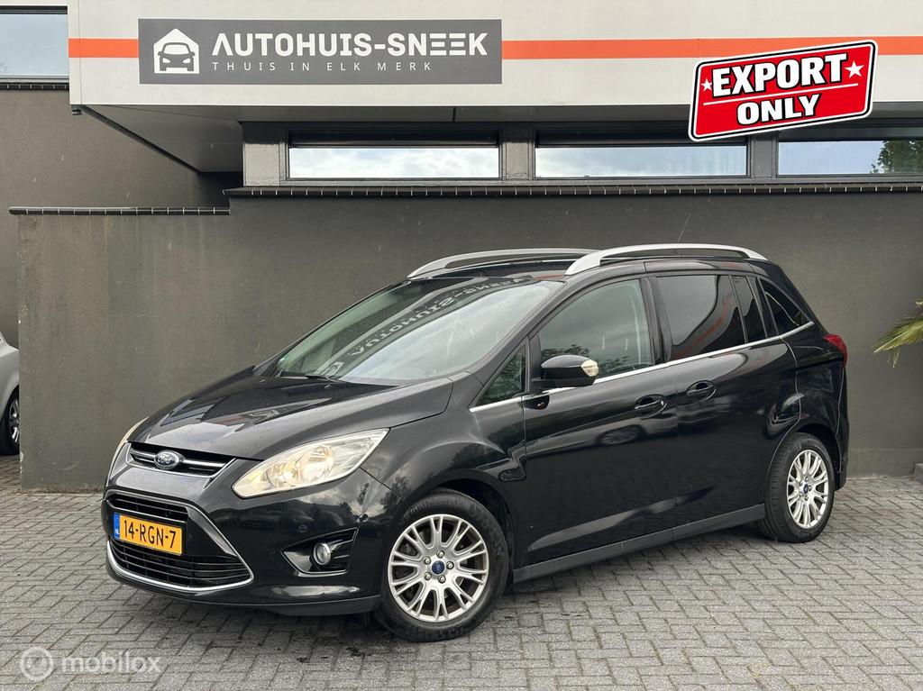 Ford Grand C-Max 1.6 TDCi Titanium | Trekhaak | Climate, Auto's, Ford, Euro 5, Gebruikt, 4 cilinders, 1404 kg