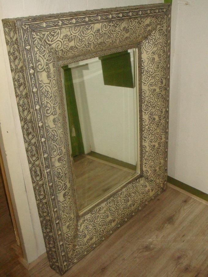 Grote luxe spiegel, Ophalen, 100 tot 150 cm, Zo goed als nieuw, 75 tot 100 cm
