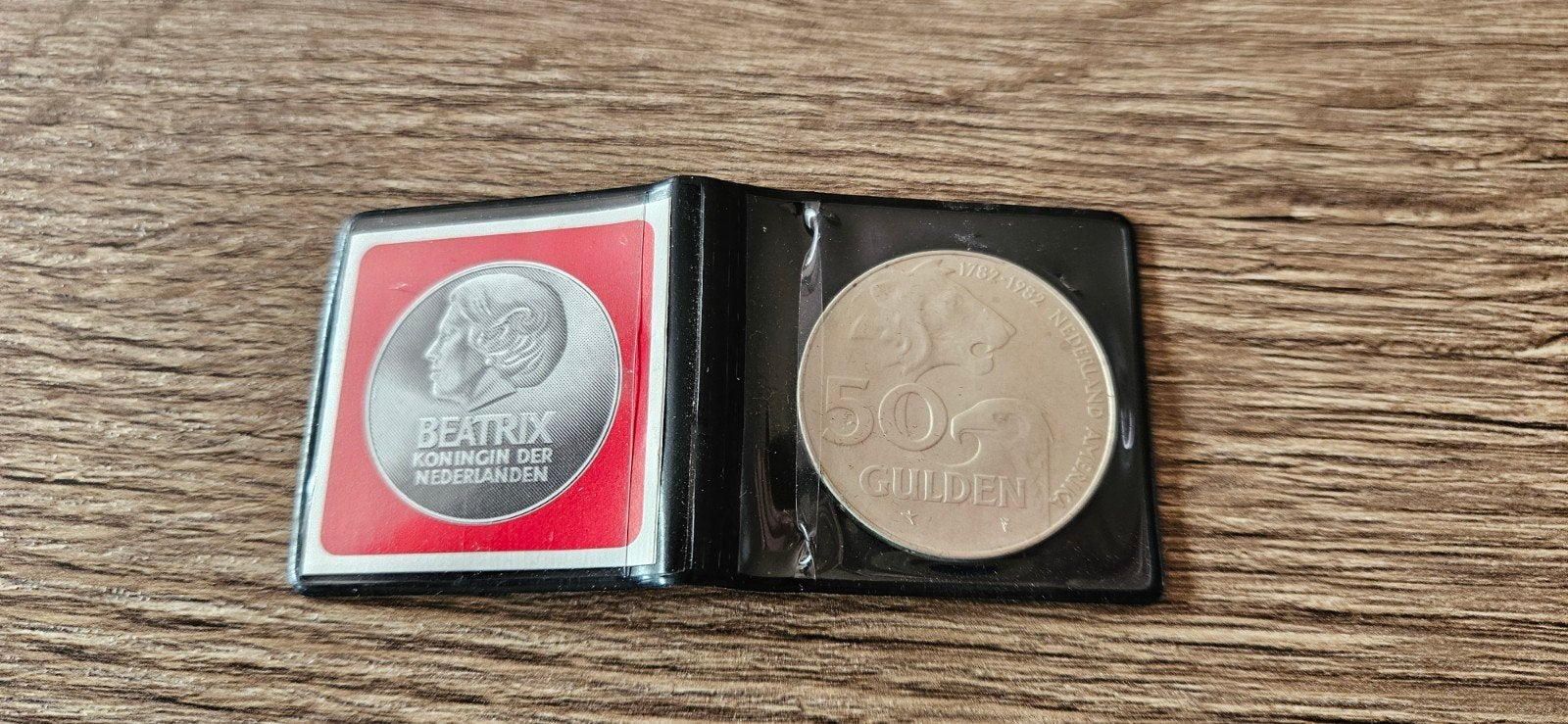 Zilveren 50 gulden stuk 1982 Nederland-Amerika, Koningin Beatrix, Zilver, Ophalen of Verzenden, Losse munt