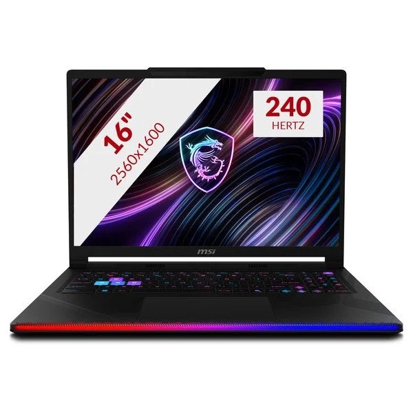 MSI Raider 16 Max HX B2WI-034NL 16" gaming laptop 290hx 5080, Computers en Software, Met videokaart, Nieuw, Ophalen of Verzenden