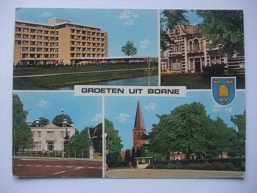 R68 Groeten uit Borne - 1972, Verzamelen, Verzenden, 1960 tot 1980, Gelopen, Overijssel