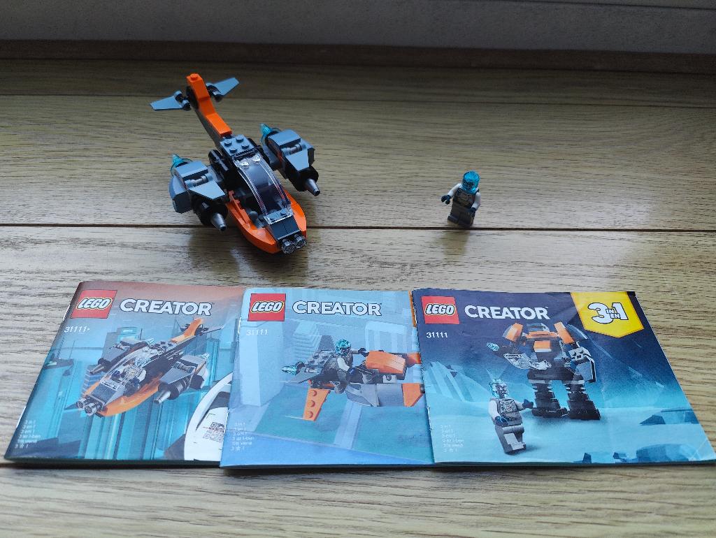 Lego Creator 31111 Cyber Drone, Compleet, Lego, Ophalen of Verzenden, Zo goed als nieuw