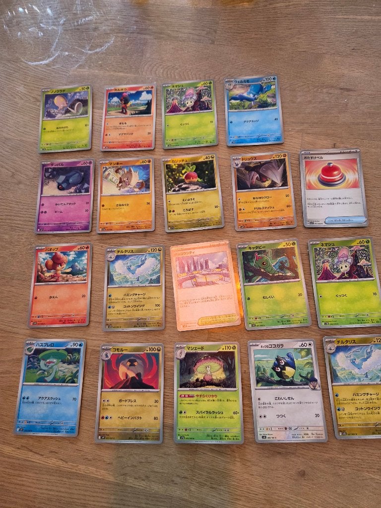 19 goede japanse pokemonkaarten, Ophalen of Verzenden, Zo goed als nieuw, Meerdere kaarten