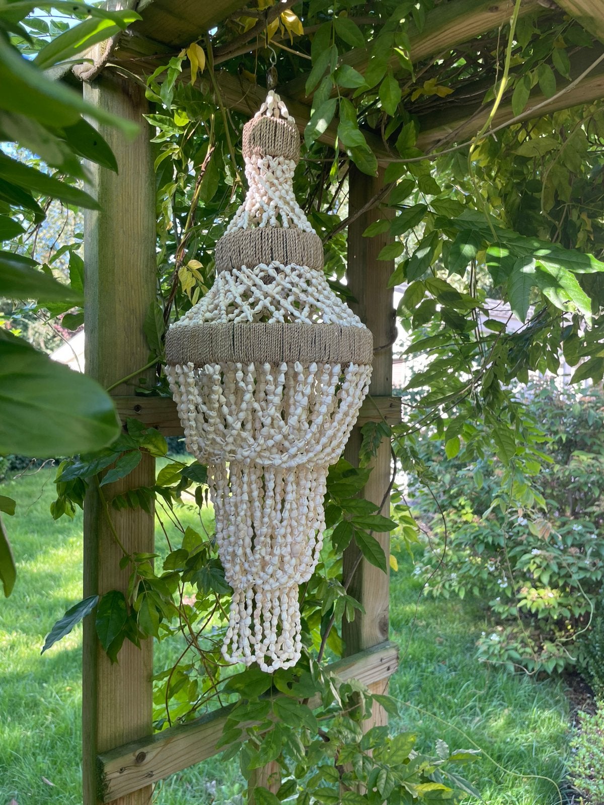 Nieuw schelpen kroonluchter, Ophalen of Verzenden, Nieuw