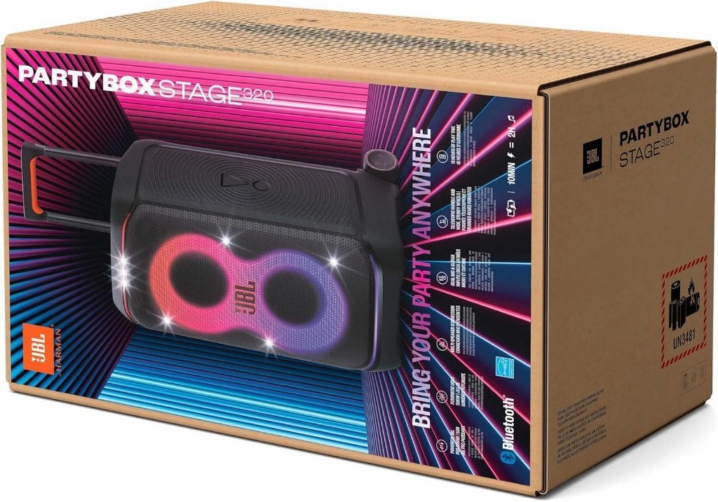 JBL PartyBox Stage 320 - Nieuw in doos, Audio, Tv en Foto, Luidsprekers, 150 watt of meer, JBL, Party speaker, Nieuw