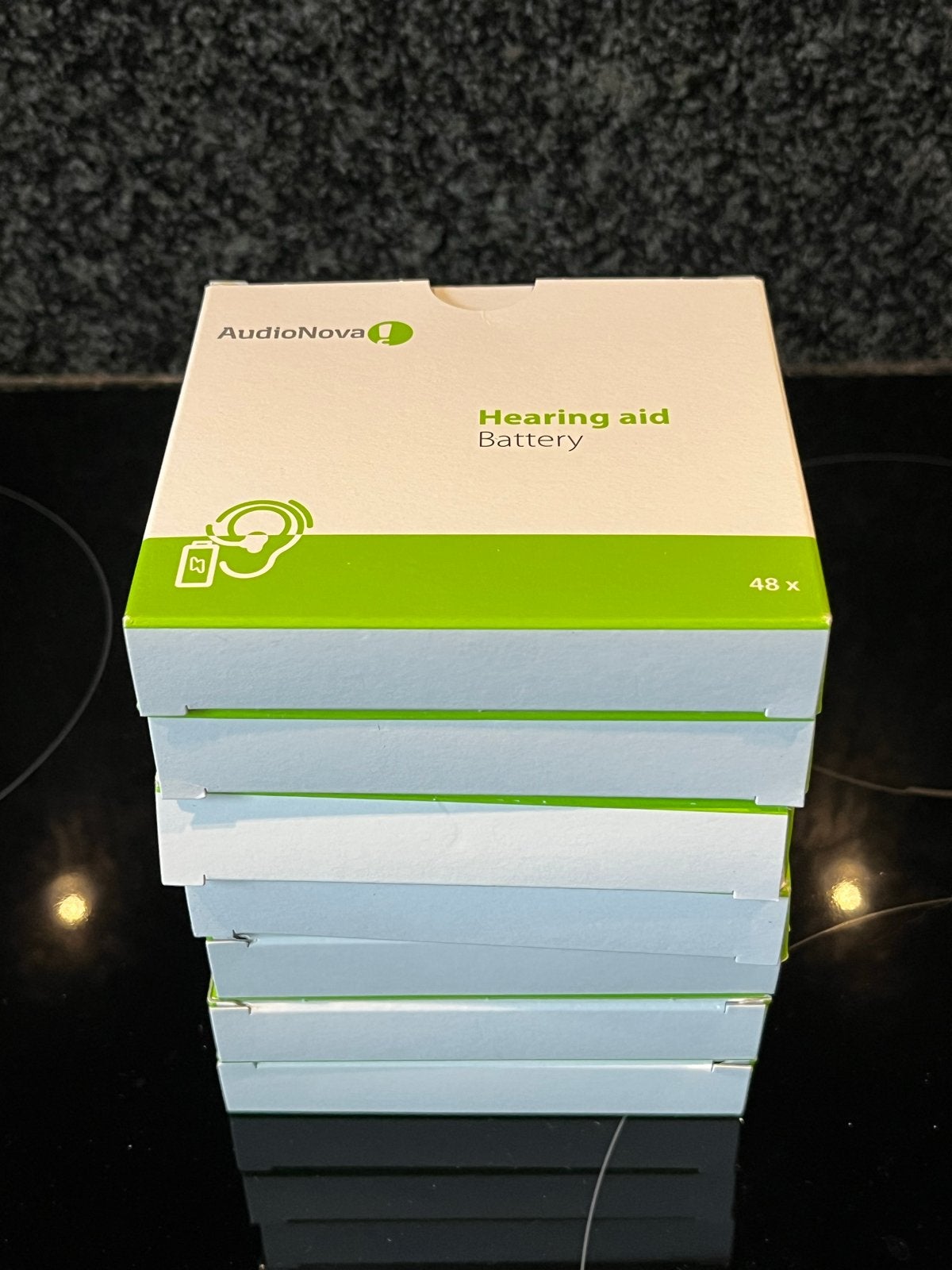 AudioNova 24607451448 hoortoestelbatterijen (288 stuks), Verzenden, Nieuw
