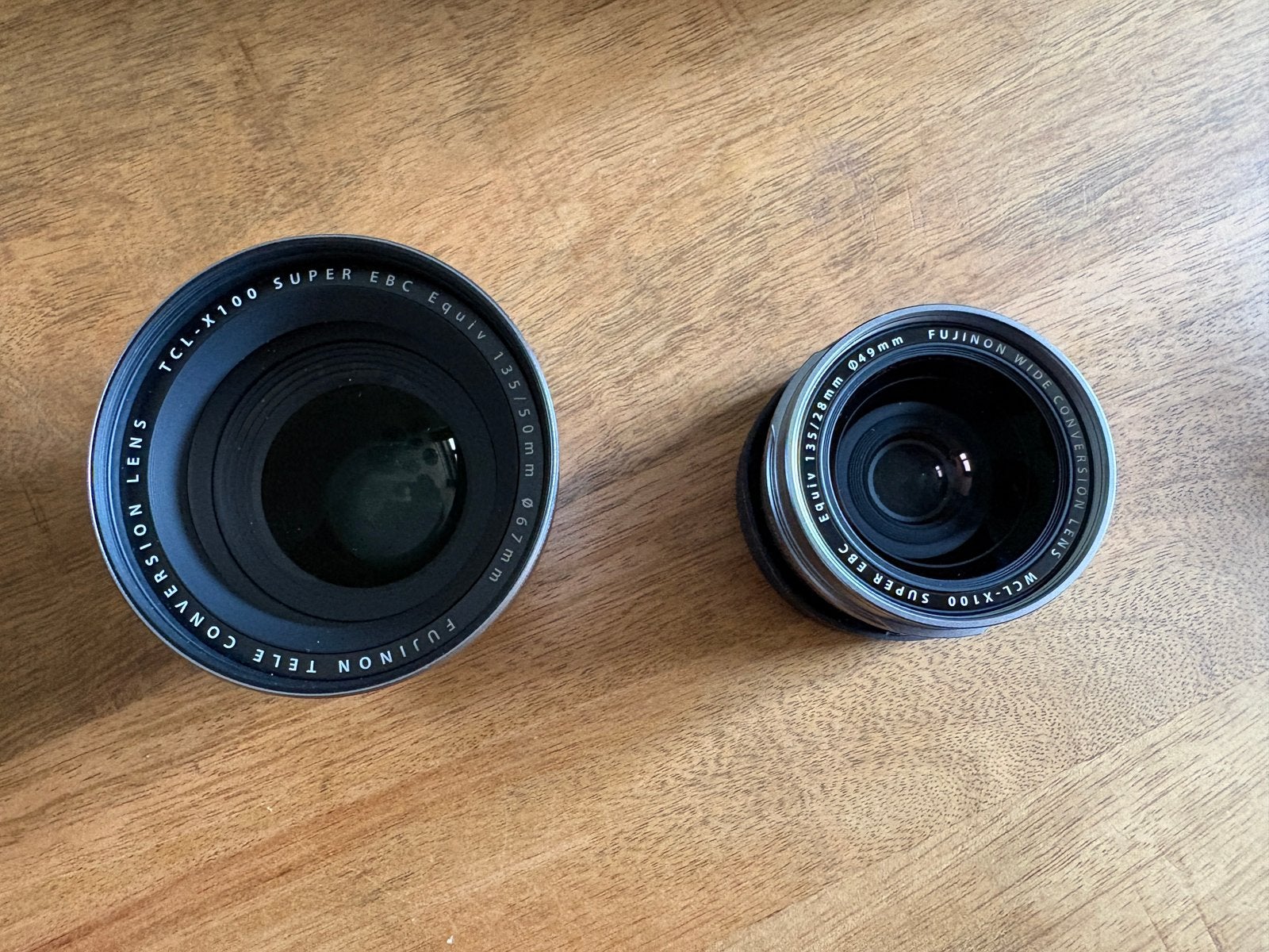 Fujifilm WCL-X100 (Groothoek) & TCL-X100 (Tele), Ophalen of Verzenden, Zo goed als nieuw