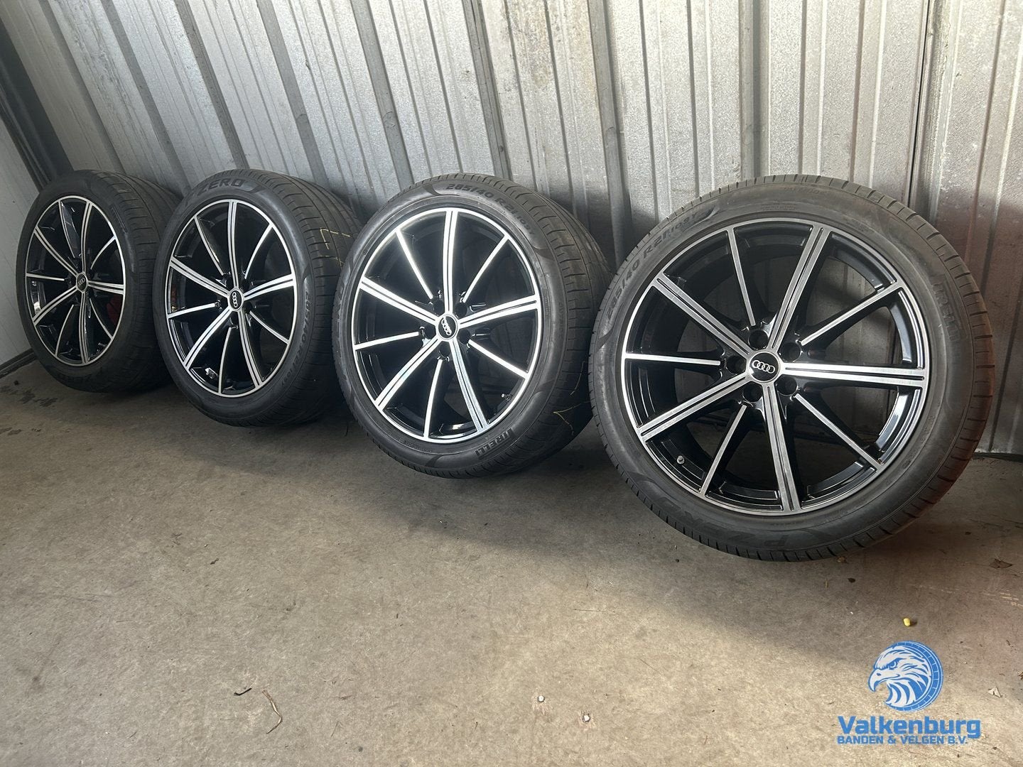 Originele Audi Q7 SQ7 Audi Sport 4M 21 inch TPMS zwarte velg