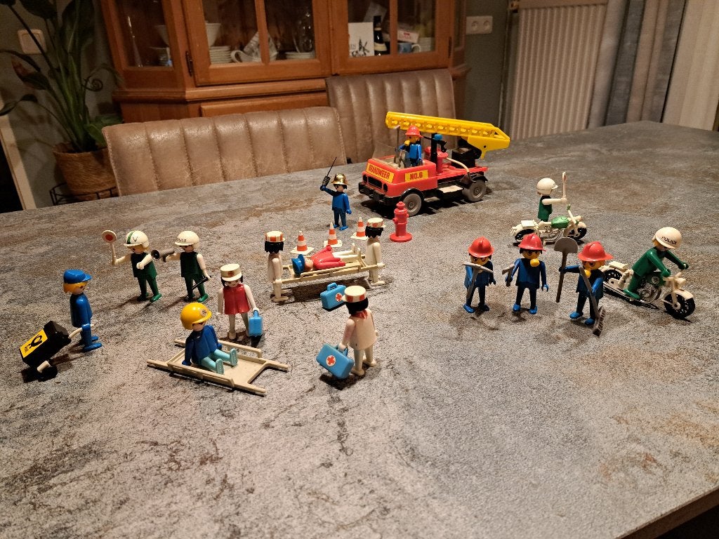 playmobil Hulpdiensten 50 jaar oud, Ophalen of Verzenden, Gebruikt, Losse onderdelen