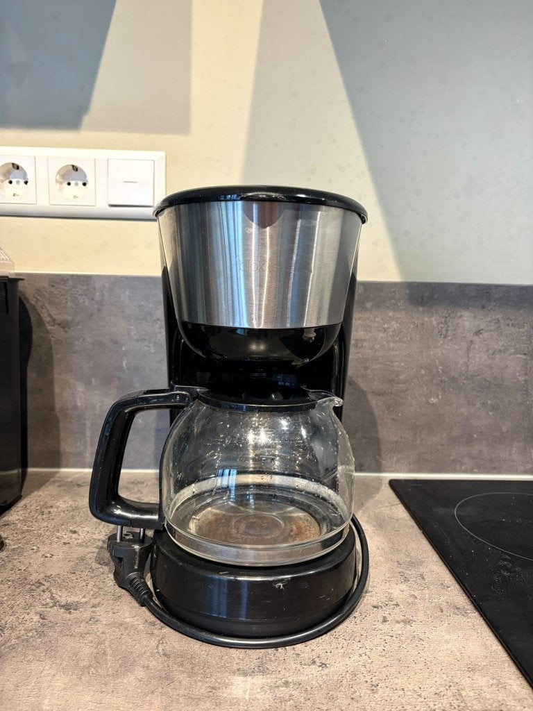 Blokker koffiezetapparaat met glazen kan, 10 kopjes of meer, Ophalen, Zo goed als nieuw, Koffiemachine