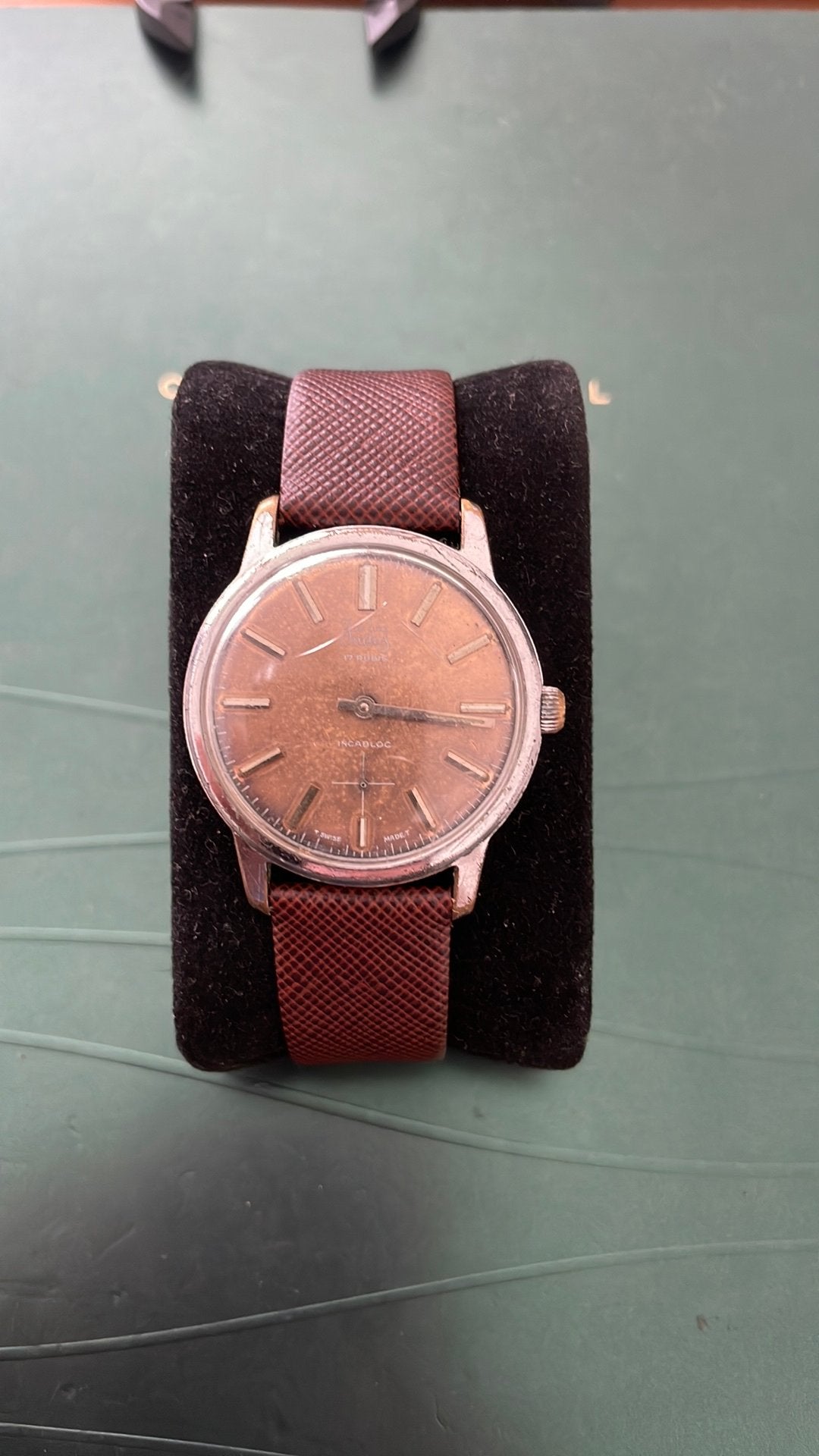 Indus vintage horloge, Ophalen of Verzenden, Staal, Overige merken, 1960 of later