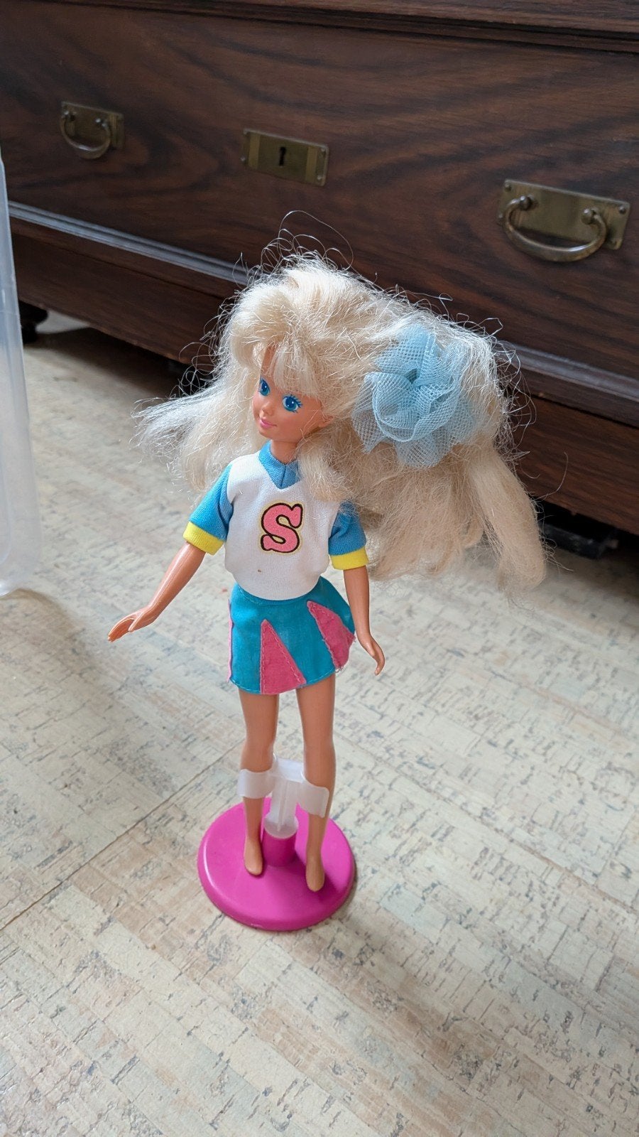 Vintage jaren 90 Skipper pop (Mattel Barbie), Ophalen of Verzenden, Gebruikt, Barbie