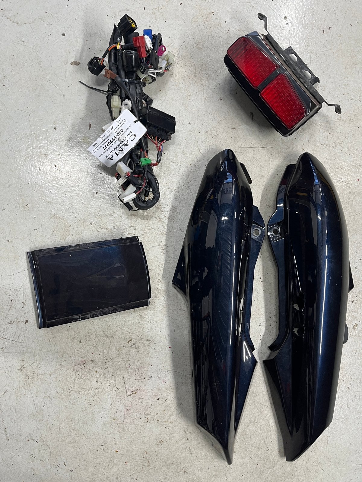 Fazer FZS 600 Zijkappen, Teller, Kabelboom achterlicht, Ophalen of Verzenden, Gebruikt
