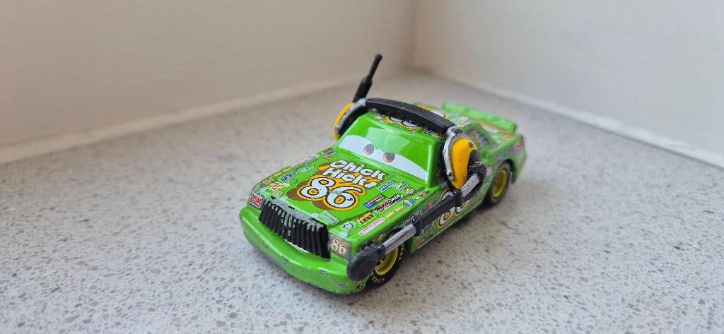 Disney Pixar Cars Chick Hicks with headset, Ophalen of Verzenden, Gebruikt