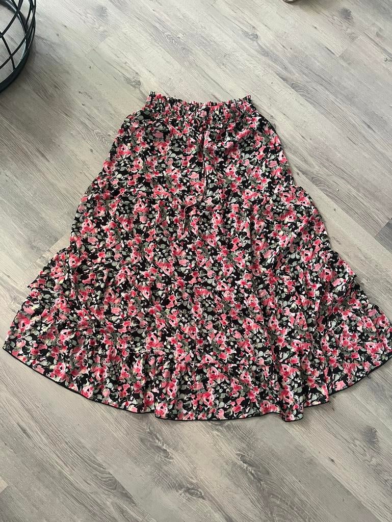 Boho rok mt S izgs, Kleding | Dames, Maat 38/40 (M), Zwart, Ophalen of Verzenden, Zo goed als nieuw