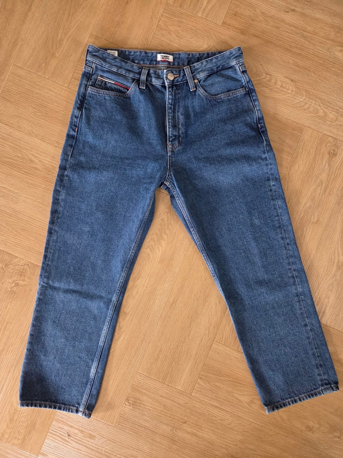 Tommy Jeans "High Rise Straight" – W30/L30 dames broek Jeans, Blauw, Ophalen of Verzenden, Zo goed als nieuw, W30 - W32 (confectie 38/40)