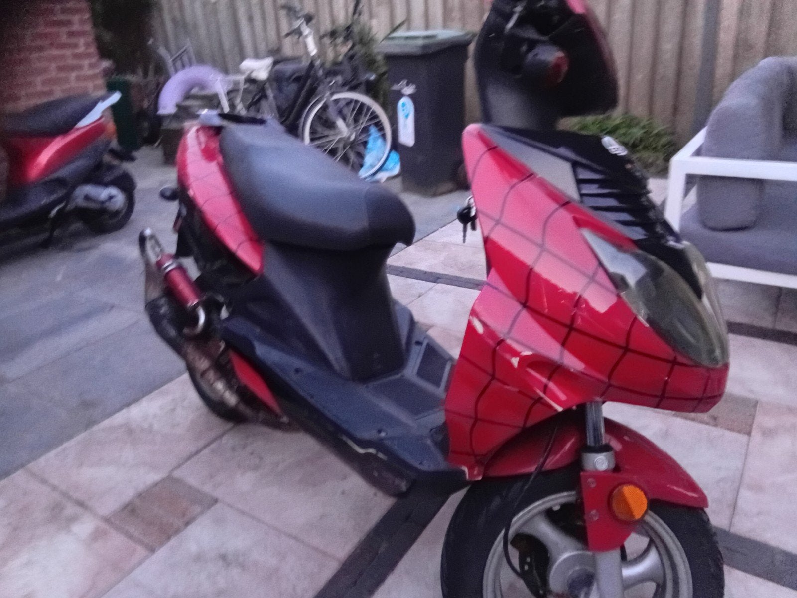 Botian Spider 4-takt scooter - Loopt 65 km/u, Gebruikt, Maximaal 45 km/u, Ophalen of Verzenden, Benzine