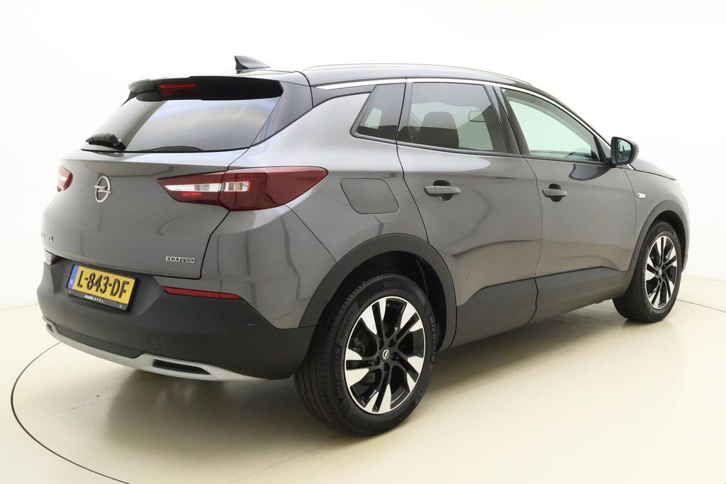 Opel Grandland X 1.2 Turbo 130pk Ultimate | Navigatie | Elek, Voorwielaandrijving, Gebruikt, 1199 cc, Leder en Stof