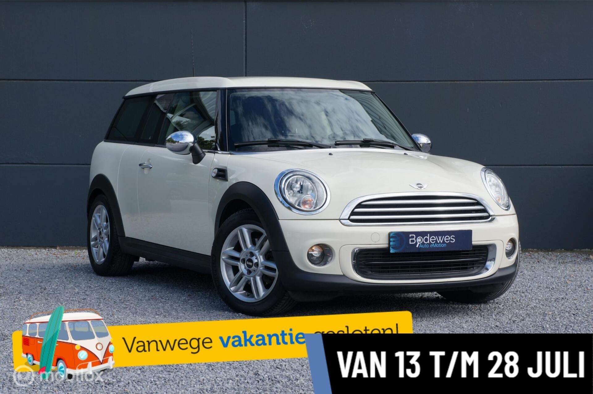 Mini Clubman 1.6 One Holland Street Navi Airco Cruise Leuk!, Auto's, Voorwielaandrijving, Gebruikt, 4 cilinders, 4 stoelen
