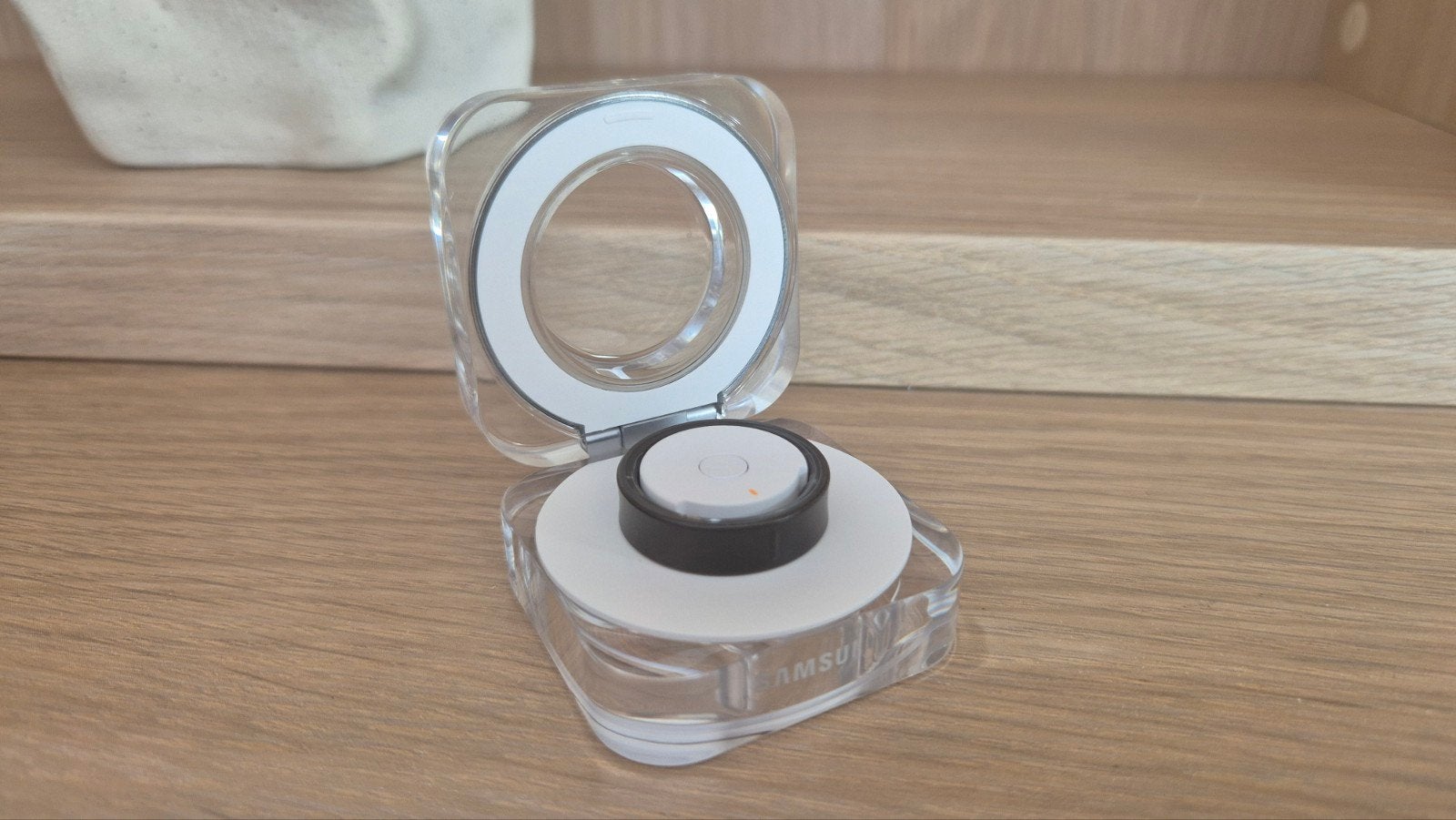 Samsung Galaxy Ring - Maat 12 - Zwart, Ophalen of Verzenden, Zo goed als nieuw, Zwart, Android