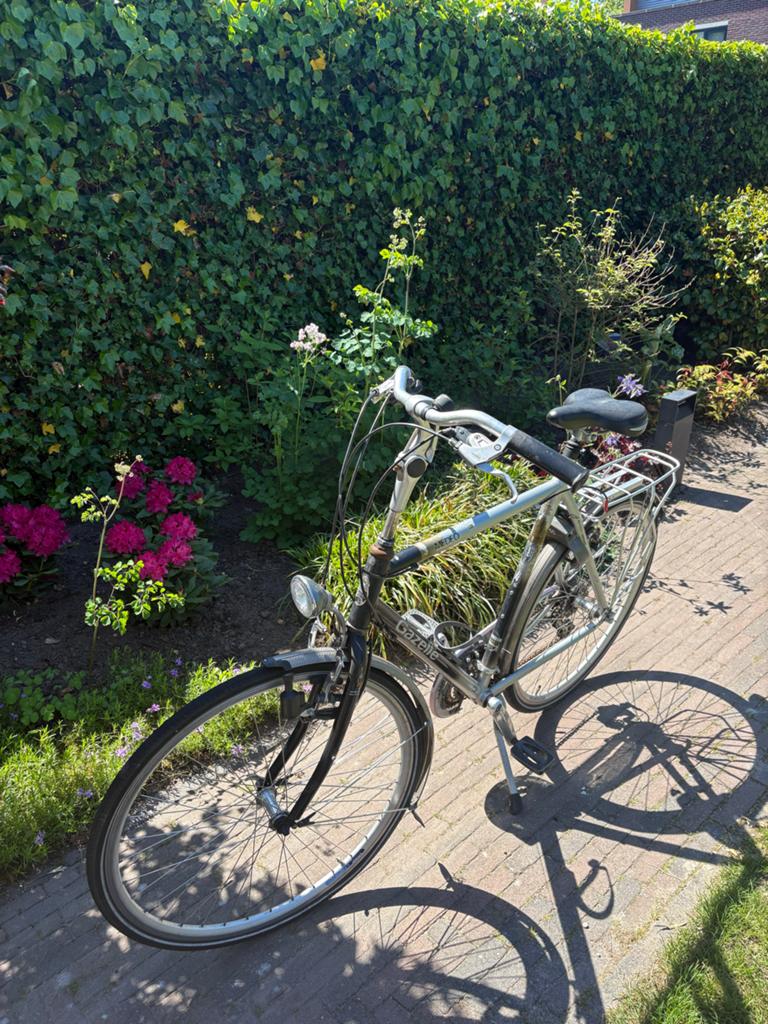 Gazelle herenfiets - Framemaat 61 inch, Ophalen, Gebruikt, Velgrem, Versnellingen