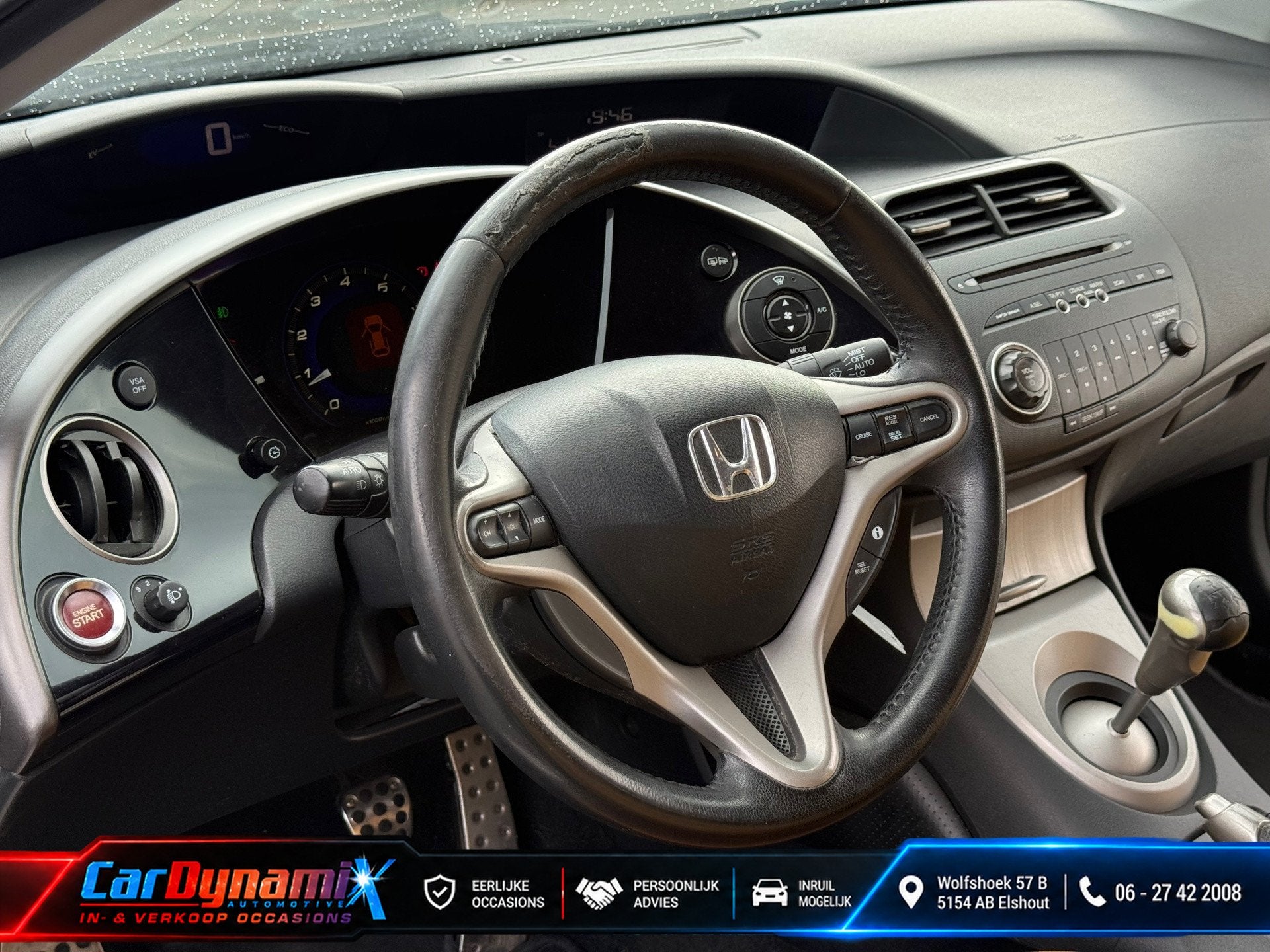Honda Civic 1.8 Sport | Leder | Recent Onderhoud | Sportief, Voorwielaandrijving, 15 km/l, Gebruikt, 4 cilinders