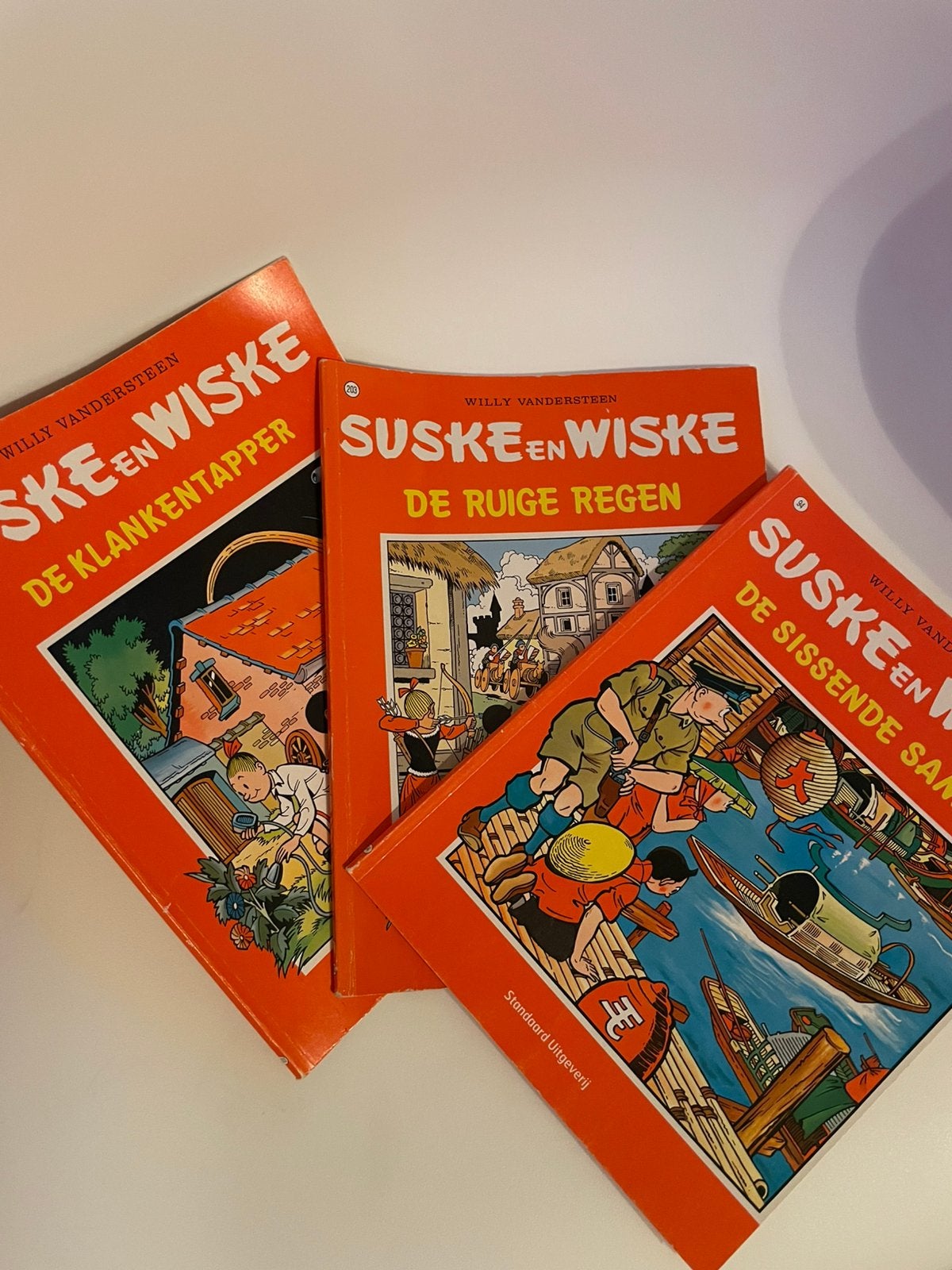 Strips stripboeken 3 stuks Suske en Wiske Willy Vandersteen, Meerdere stripboeken, Ophalen of Verzenden, Gelezen