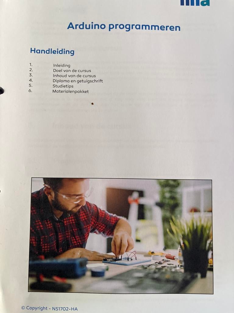 Arduino Programmeren Handleiding - Leer programmeren Cursus, Ophalen of Verzenden, Beta, Zo goed als nieuw, MBO