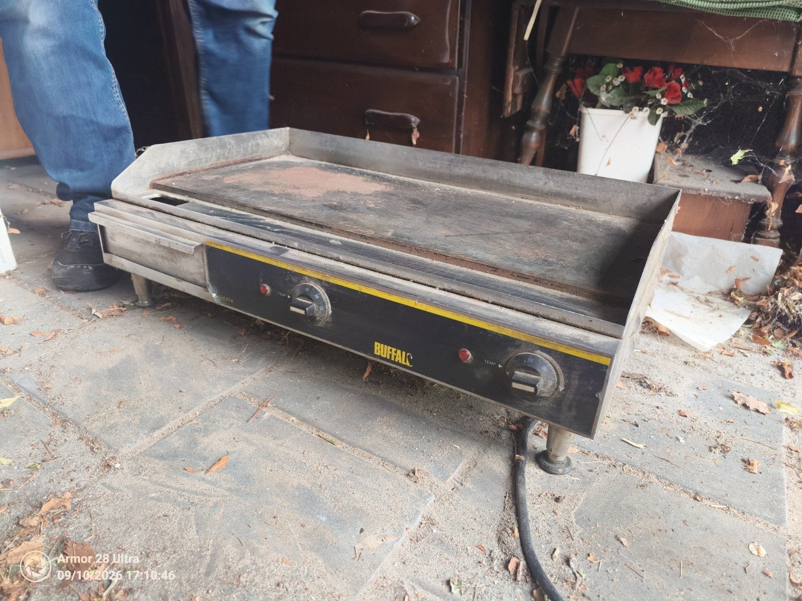 Buffalo Bakplaat G791 - Elektrisch, Gebruikt, Gebruikt, Minder dan 85 cm, 60 cm of meer, 3 kookzones of minder