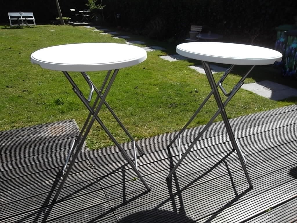 Statafel(s) te Huur 4 stuks €5,-p/d pst, Ophalen, Zo goed als nieuw, Overige