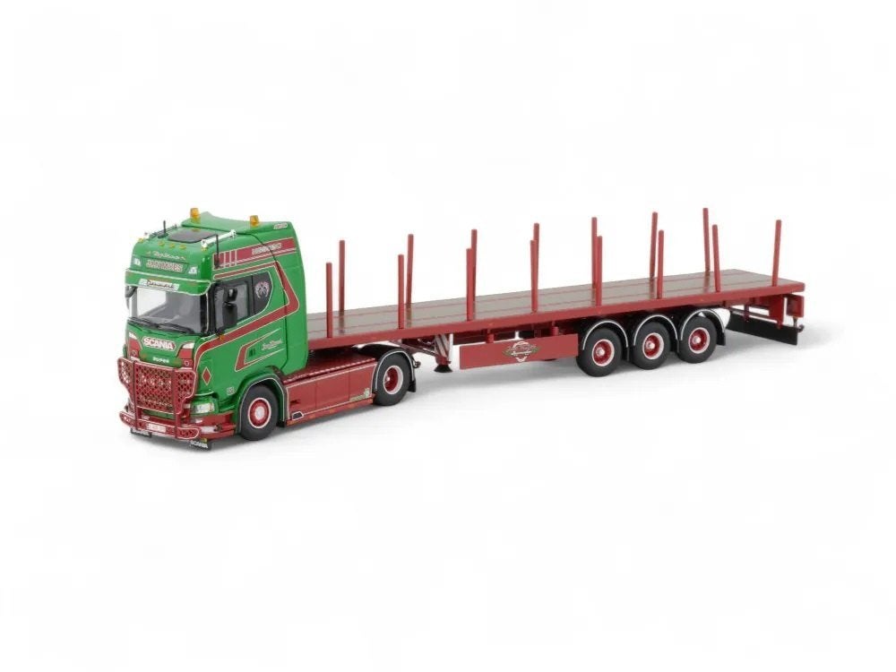 Tekno scania Jan Mues, Hobby en Vrije tijd, Modelauto's | 1:50, Info@gejomodels.nl, Nieuw, Cbw, Tekno