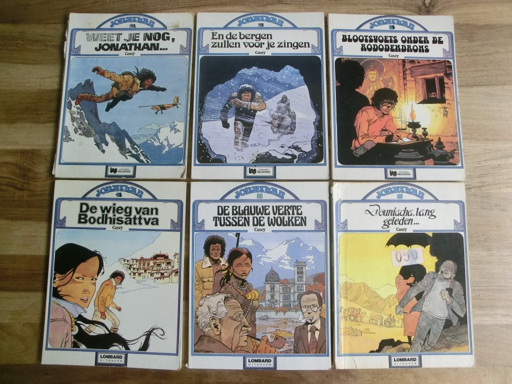 Nog 4 stripboeken uit de reeks van Jonathan, Meerdere stripboeken, Ophalen of Verzenden, Gelezen