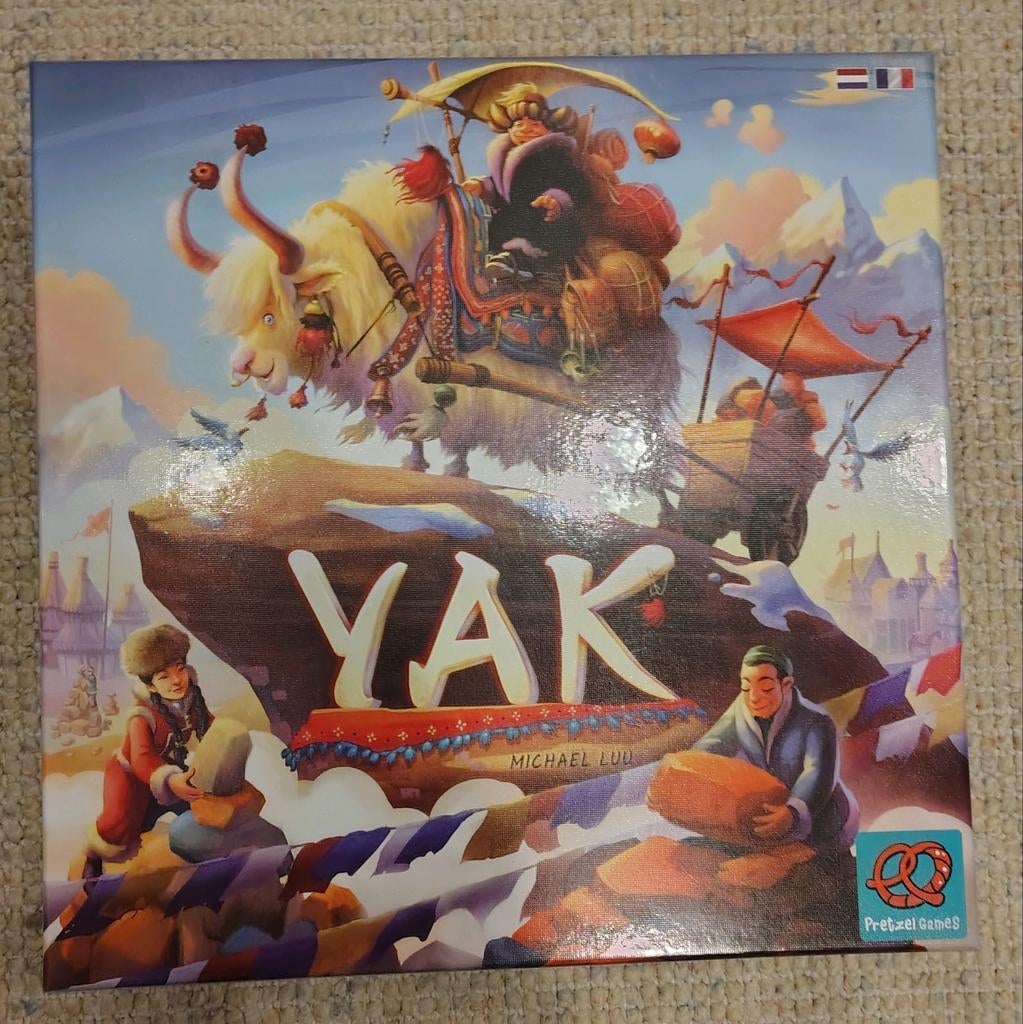 Yak bordspel van Pretzel Games, Een of twee spelers, Ophalen of Verzenden, Zo goed als nieuw, Pretzel games