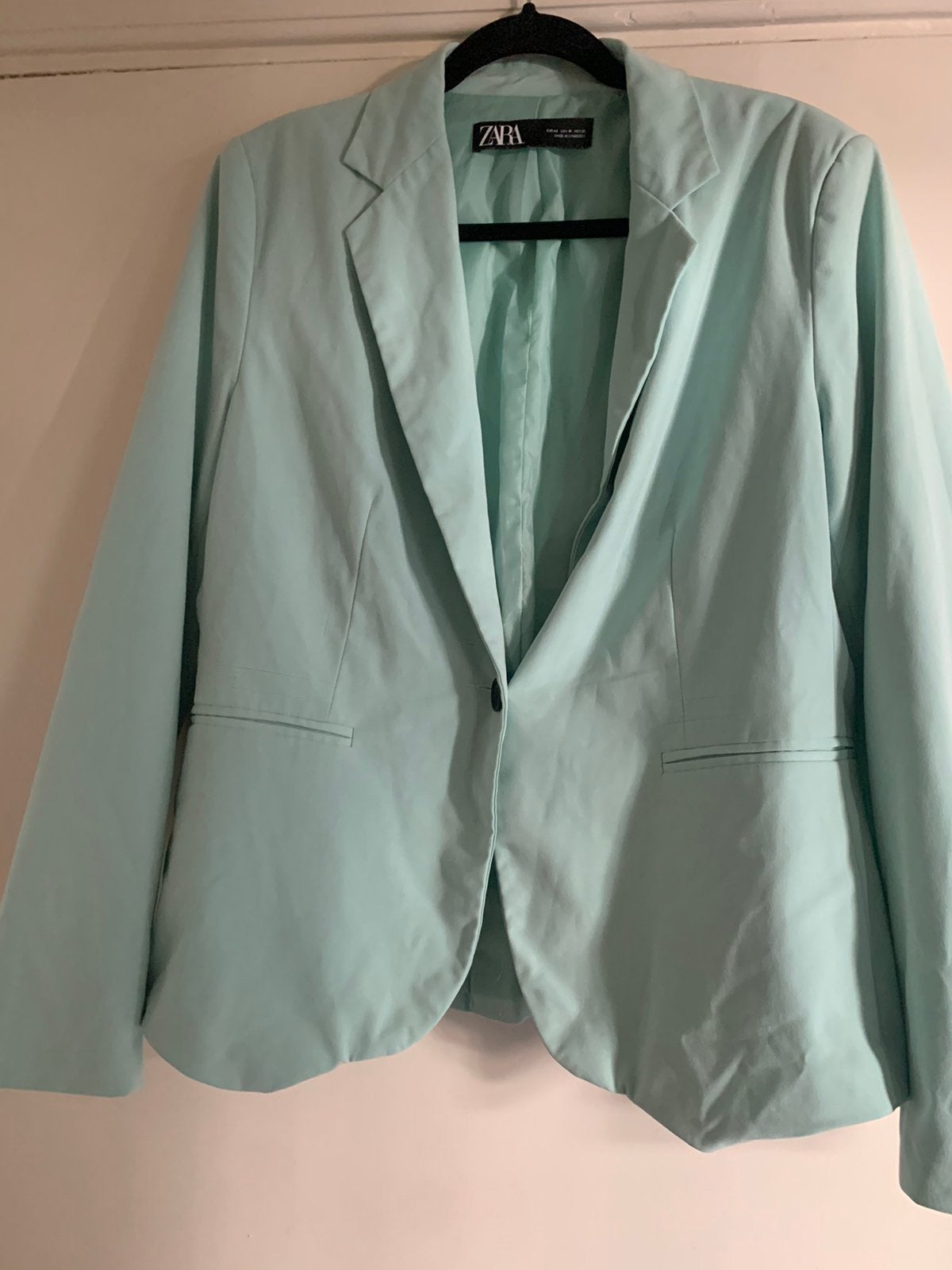 Zara blazer maat 42 (valt als 40), Maat 38/40 (M), Ophalen of Verzenden, Jasje, Gedragen