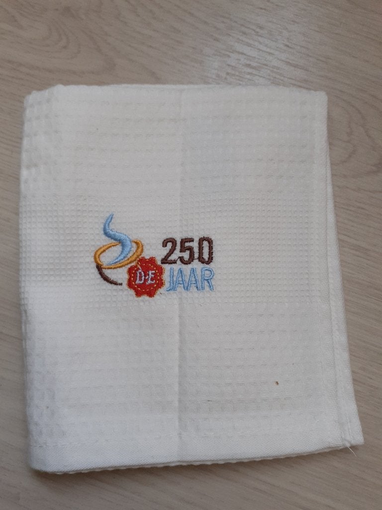 Douwe Egberts 250 jaar jubileum wafeldoek *eureka*, Ophalen of Verzenden, Nieuw, Gebruiksvoorwerp