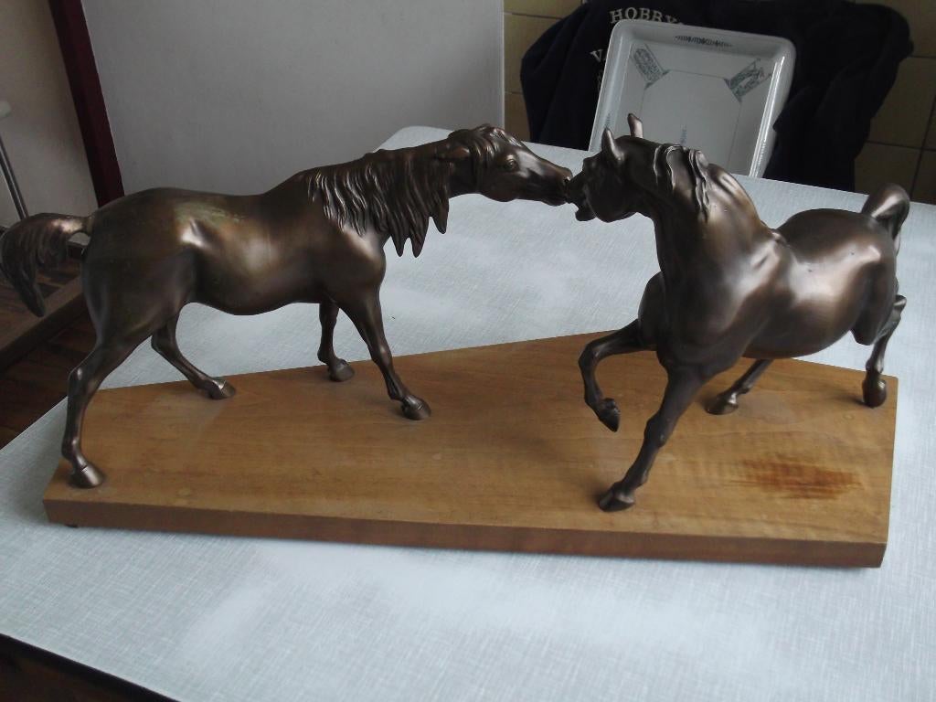 beeld paarden, Ophalen, Brons, Beeld, Zoogdier