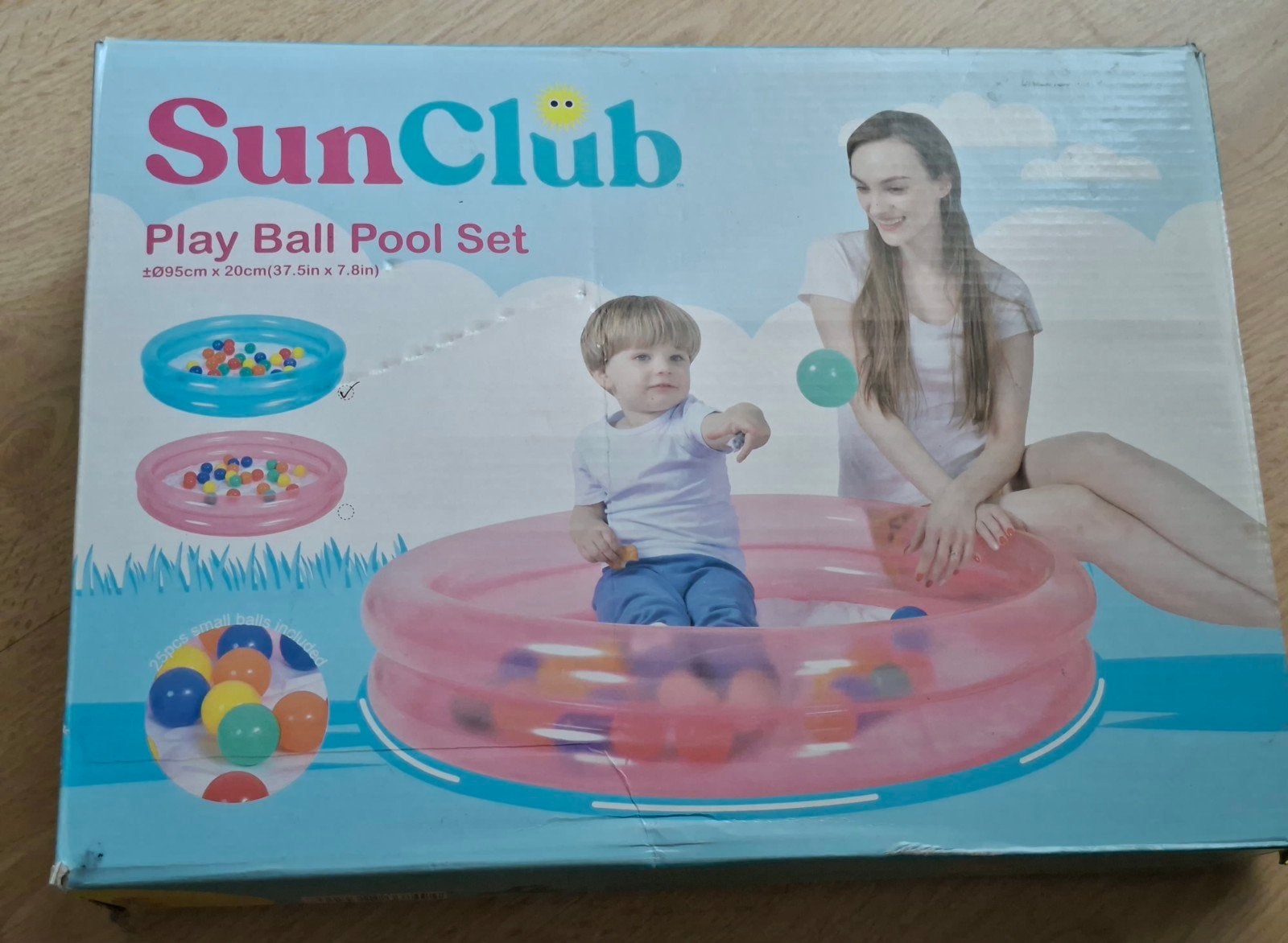 Kinderbadje met 25 speel ballen nieuw in doos, Kinderen en Baby's, Speelgoed | Badspeelgoed, Ophalen of Verzenden, Nieuw