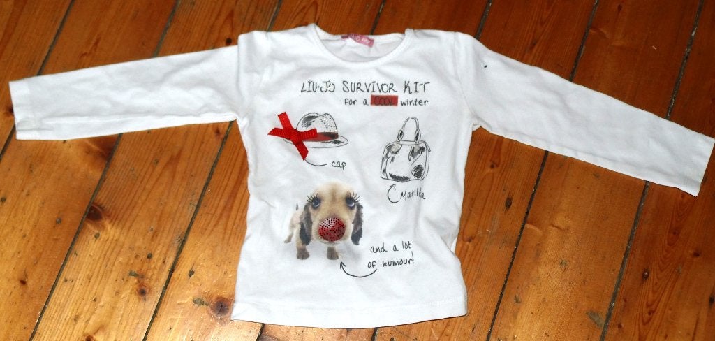 mooie Liu Jo longsleeve ong maat 86, Kinderen en Baby's, Babykleding | Maat 86, Meisje, Ophalen of Verzenden, Zo goed als nieuw