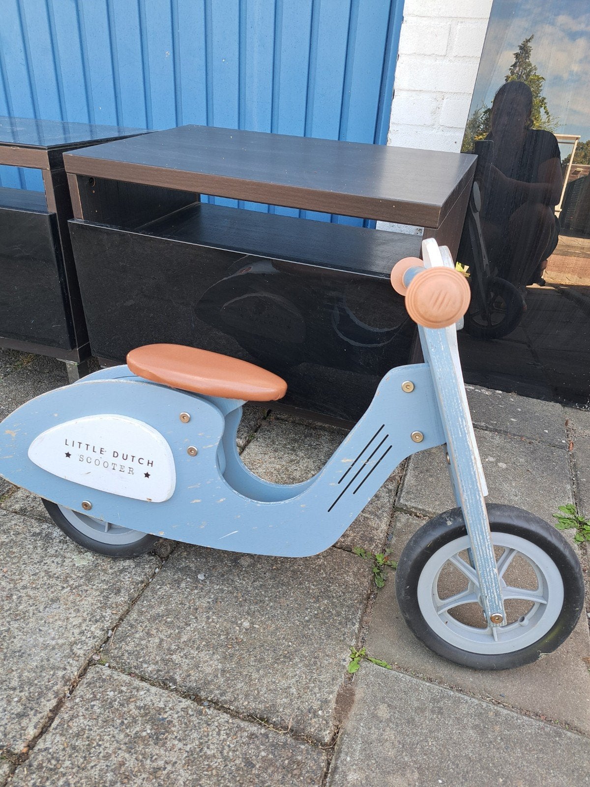 Little Dutch Loopfietsje Blauw - Gebruikt, Kinderen en Baby's, Speelgoed | Buiten | Voertuigen en Loopfietsen, Ophalen, Gebruikt