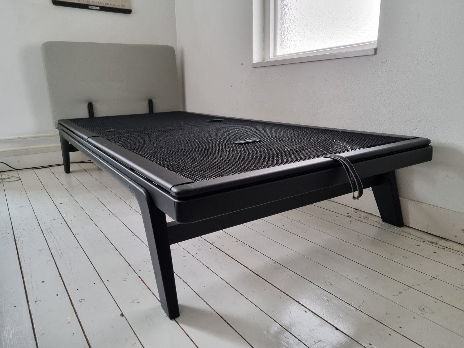 Auping Orginal Deep black elektrisch verstelbare bedbodem, Ophalen, Verstelbaar, 90 cm, Eenpersoons