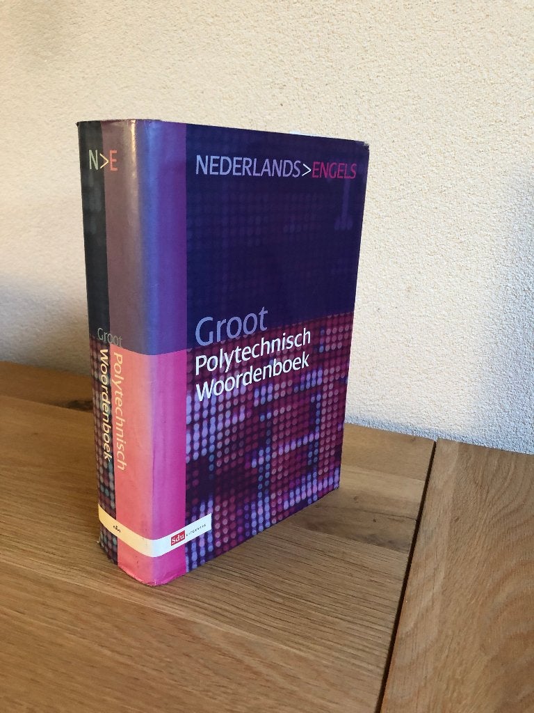 Groot Polytechnisch Woordenboek Ned-Eng 2008., Ophalen of Verzenden, Zo goed als nieuw, SDU, Overige uitgevers