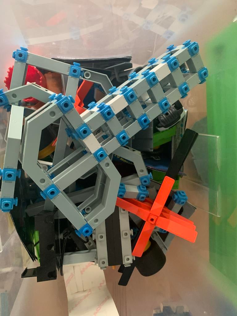 Bak met Construx bouwstenen, Verzenden, Gebruikt, Overige merken