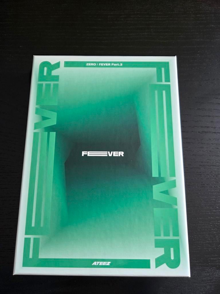 Kpop Ateez Fever part 3 A version, Ophalen of Verzenden, Zo goed als nieuw, Cd of Plaat