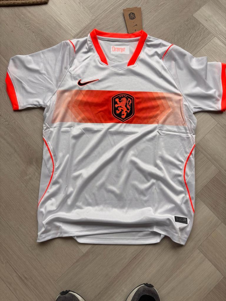 Nike Oranje KNVB Voetbalshirt Maat M, Kleding | Heren, Sportkleding, Nieuw, Voetbal, Maat 48/50 (M), Wit, Ophalen of Verzenden