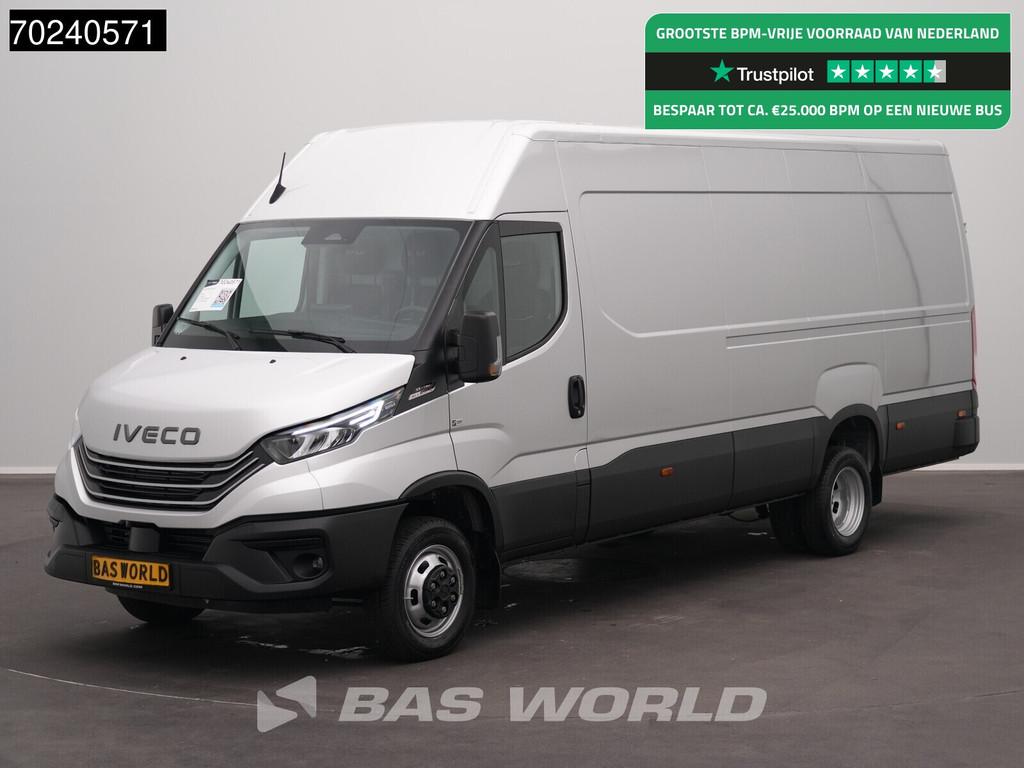 Iveco Daily 35C18 BPM VRIJ! 3.0L Automaat L3H2 180PK Dubbell, Auto's, Automaat, Stof, Euro 6, 4 cilinders