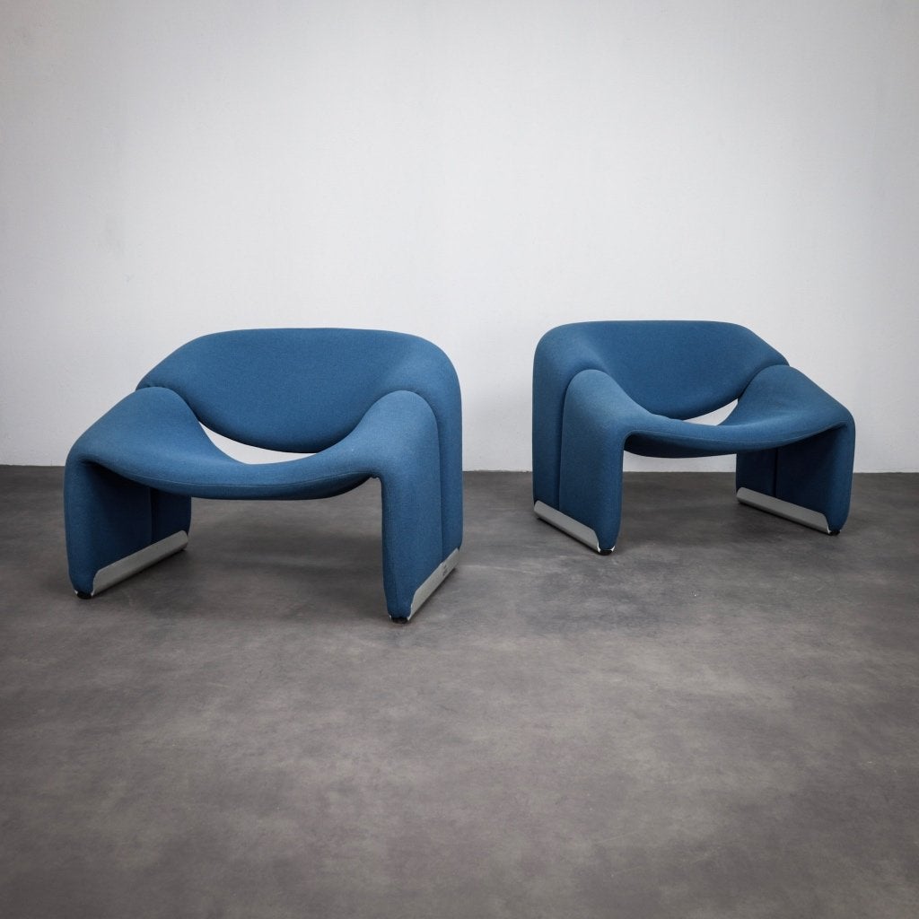 2x Artifort F598 Groovy Fauteuil Pierre Paulin Jaren 70, Huis en Inrichting, Ophalen, Minder dan 75 cm, Design, Zo goed als nieuw
